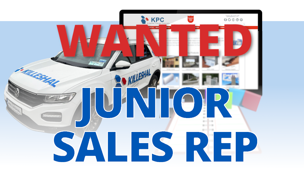 junior sales rep wanted for a career in the construction industry